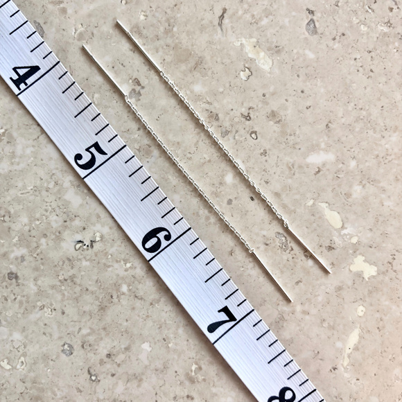 💚2/$40💚 Dainty Sterling Silver Threader Earrings - Picture 6 of 7